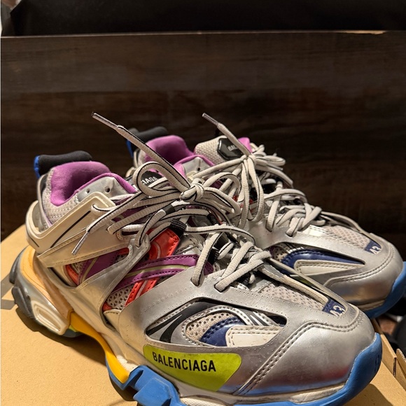 Balenciaga Other - Balenciaga mens Multicolor Tracks - multi color metallic